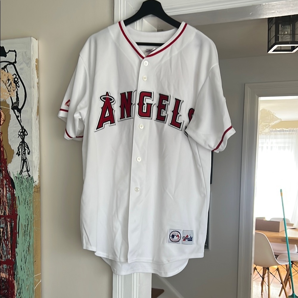 Anaheim Angels Troy Percival 2002 World Series Baseball Jersey
